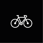 logo fond noir vélo