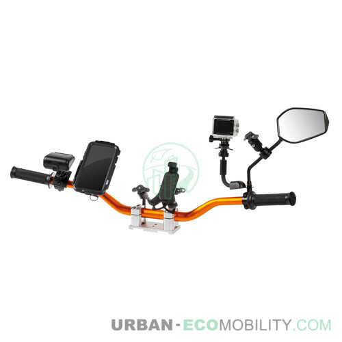 Présentoir de comptoir, guidon avec support pour exposition produits moto - LAMPA