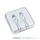 Linea Essentials, Câble Usb C &gt; Apple 8 Pin - 100 cm - Blanc