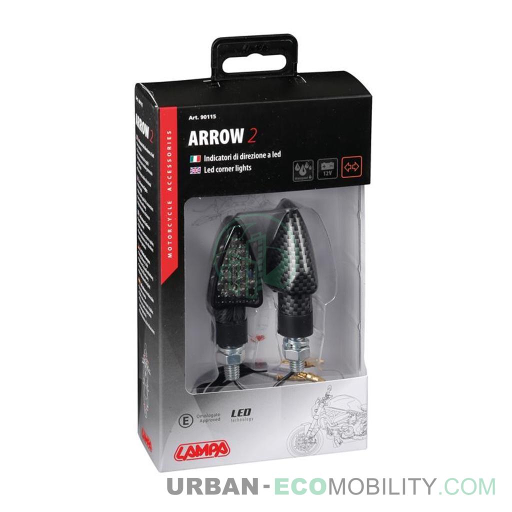 Arrow-2, clignotants à led - 12V LED - Carbone