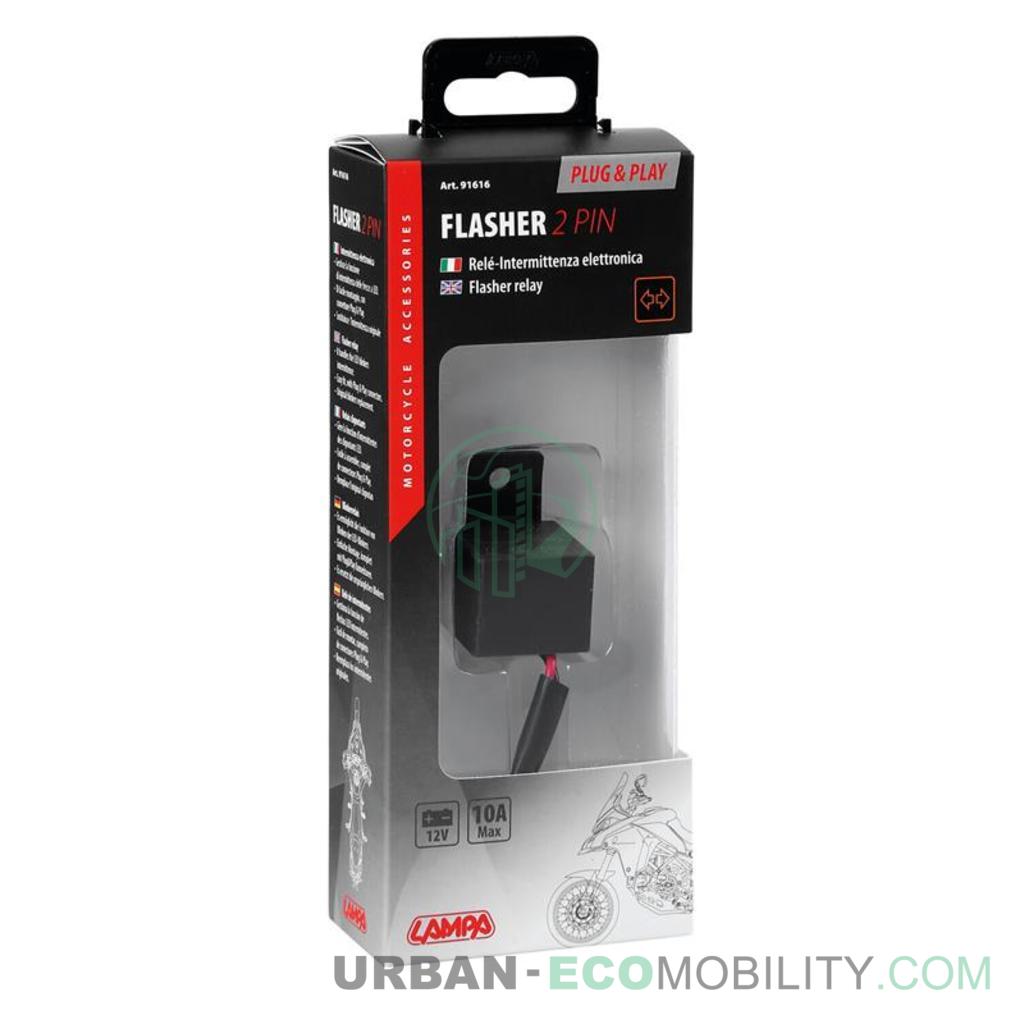 Flasher 2 Pin, intermittence électronique plug &amp; play - 12V - 10A