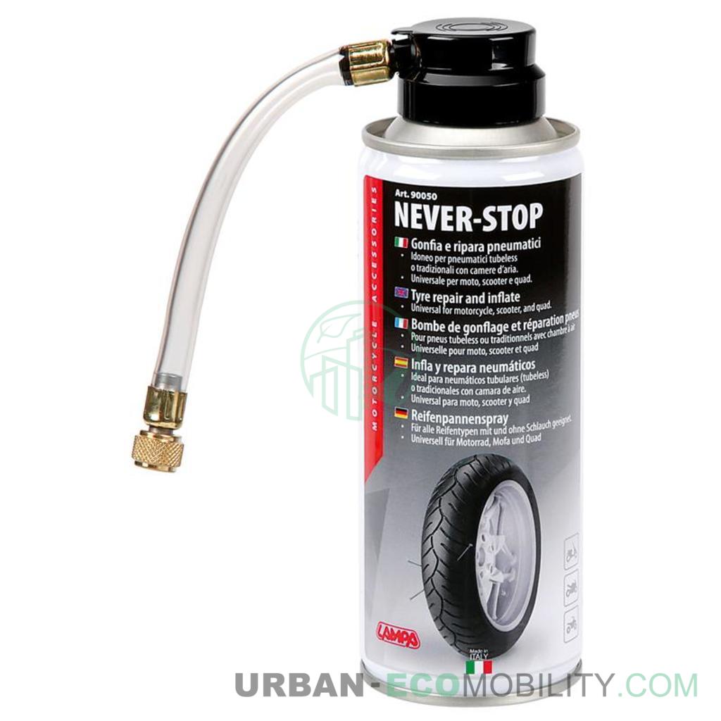Never Stop, Spray anti-crevaison pneus - LAMPA