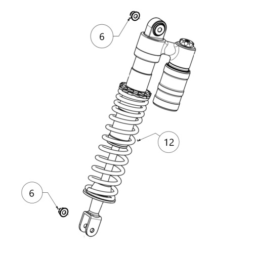 Amortisseur arrière V2023 OHLINS - SILENCE