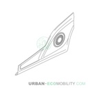 Ensemble plastique extérieur de portière gauche - SILENCE