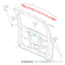 Raw plastic rear spoiler - SILENCE