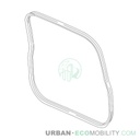 Waterproof gasket for trunk door - SILENCE