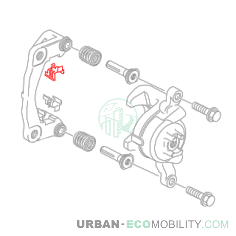 Brake pad clip 1 - SILENCE