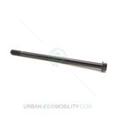 Axe de roue avant M12 x 225, noir - NIU