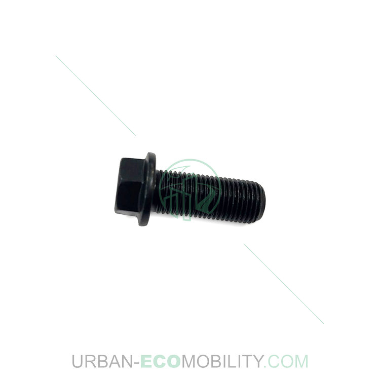 Hex flange bolt M8 x 35, black - NIU