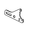 Rear caliper mounting plate - NIU