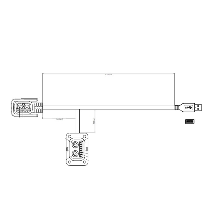 Câble pour appareil de diagnostic, NQiX 500 - NIU