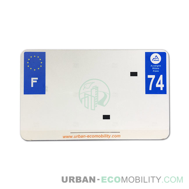 License plate for 2 wheels
