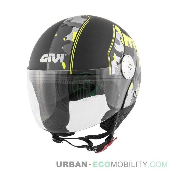 Casque 10.7 Mini-J Graphic Noir Mat Camouflage - GIVI