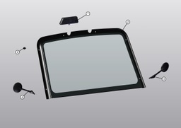 [TAZ ZZ3403060CM00] Bouton de fixation de pare-brise - TAZZARI