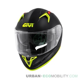 helmet 50.9 Atomic Solid, black mat / silver / yellow - GIVI