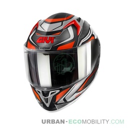 helmet 50.9 Atomic, black mat / silver / Red - GIVI