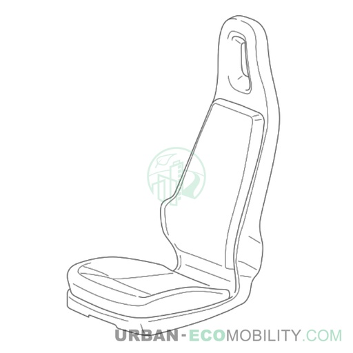 [SIL S04-453100-00-3500] Driver seat assembly - SILENCE