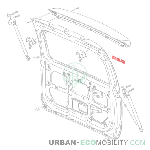 [SIL S04-456005-00] Logo SILENCE sur coffre - SILENCE