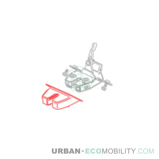 [SIL S04-456007-00] Cache de serrure de coffre - SILENCE