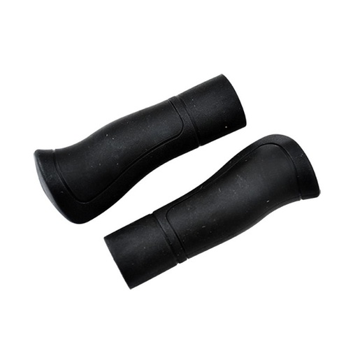 [HER 476938] ERGO 84 black bicycle grips, 120 mm - HERRMANS