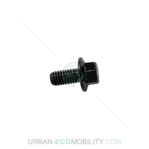 [NIU 40201001] Hexagonal flange bolt M6 x 12, black - NIU