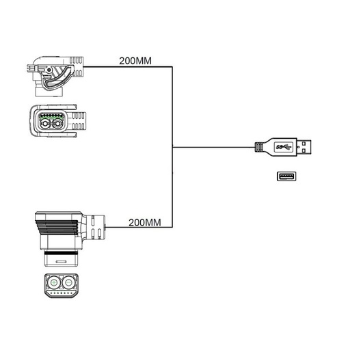 [NIU 70501047] Câble pour appareil de diagnostic, MQi GT100 - NIU