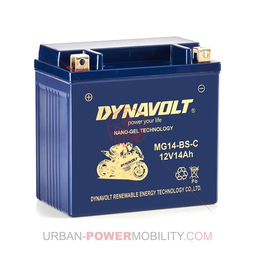 [BEN 23U00.486010] Battery 12V 14Ah, DYNAVOLT MG14L-BS-C - BENDA