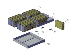 [TAZ ZZ3111011AL01] Boîtier de batteries gauche - TAZZARI