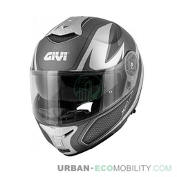 Casque X.21 Challenger Shiver Titanium Mat / Argent - GIVI