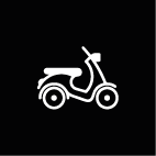 logo fond noir scooter