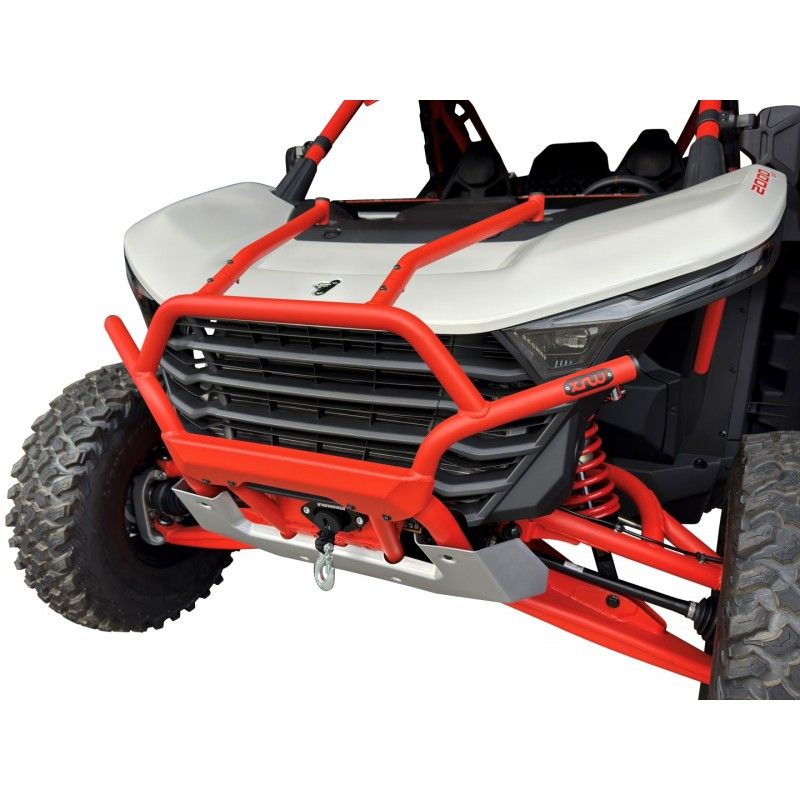 BUMPER AVANT SUPER VILAIN SX20 ROUGE ALUMINIUM - DELTAMICS