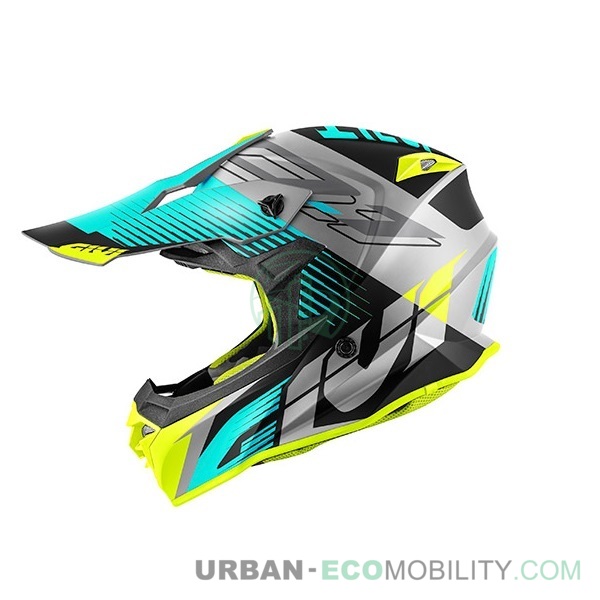 Casque cross 60.1 Fresh, Sky / Noir / Titanium - GIVI