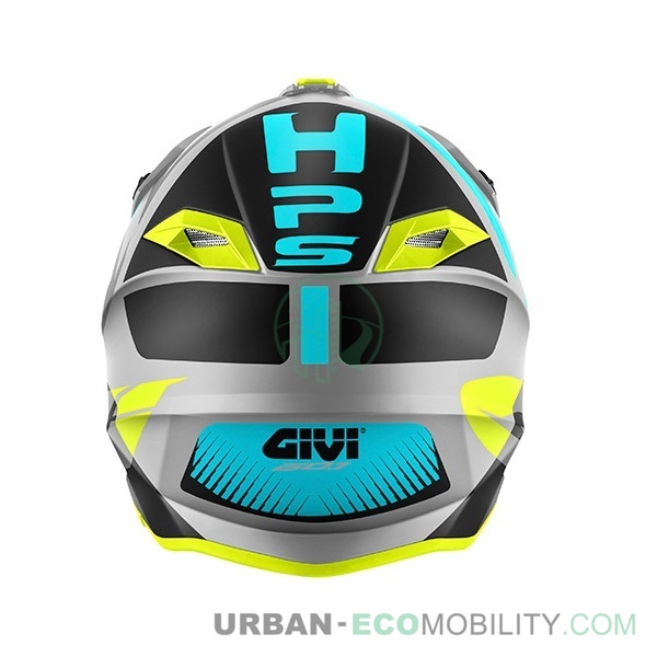 Casque cross 60.1 Fresh, Sky / Noir / Titanium - GIVI