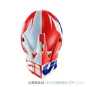 Casque cross 60.1 Invert Rouge / Blanc - GIVI