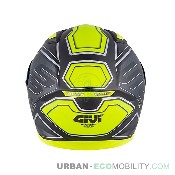 Casque 50.6 Sport Deep, Titanium mat / Jaune - GIVI