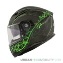 Casque 50.6 Stoccarda Mendhi Lady, Noir mat / Vert - GIVI