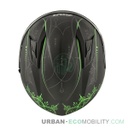 Casque 50.6 Stoccarda Mendhi Lady, Noir mat / Vert - GIVI