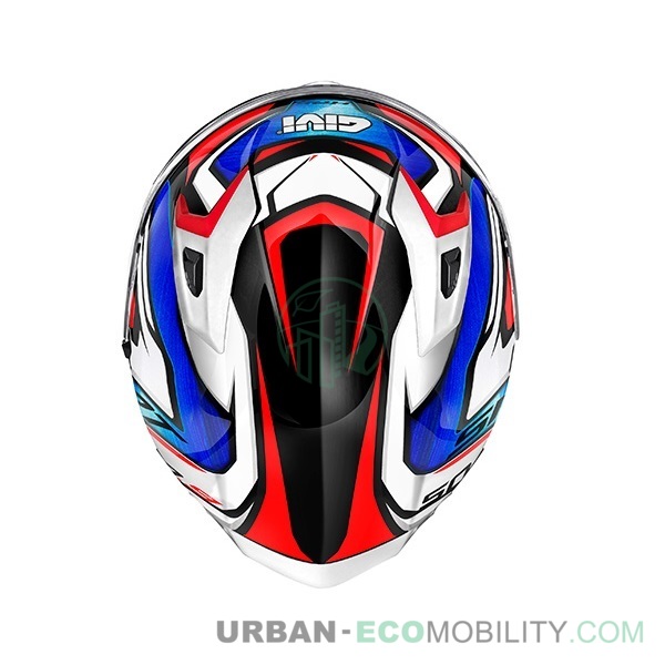 Casque 50.9 Atomic, Blanc / Bleu / Rouge - GIVI
