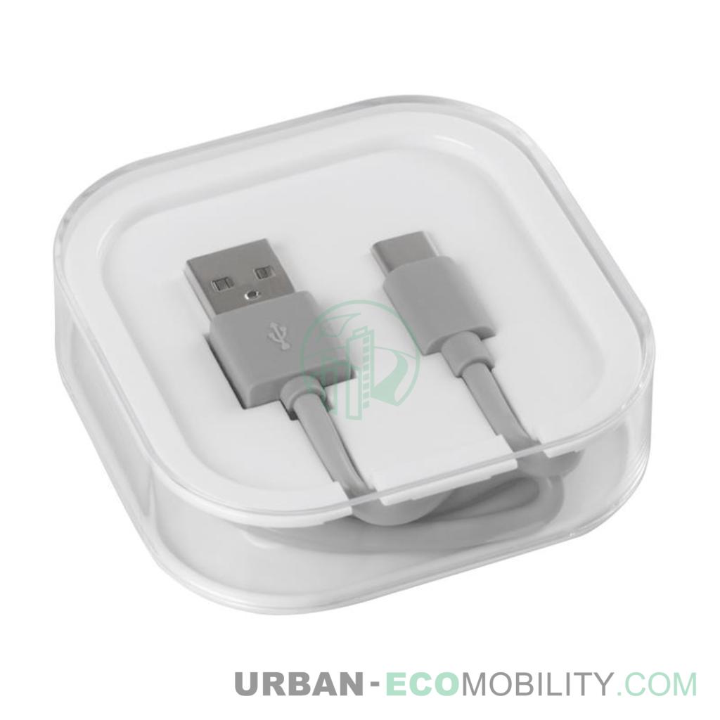 Linea Essentials, Câble USB &gt; USB Type-C - 100 cm - Gris