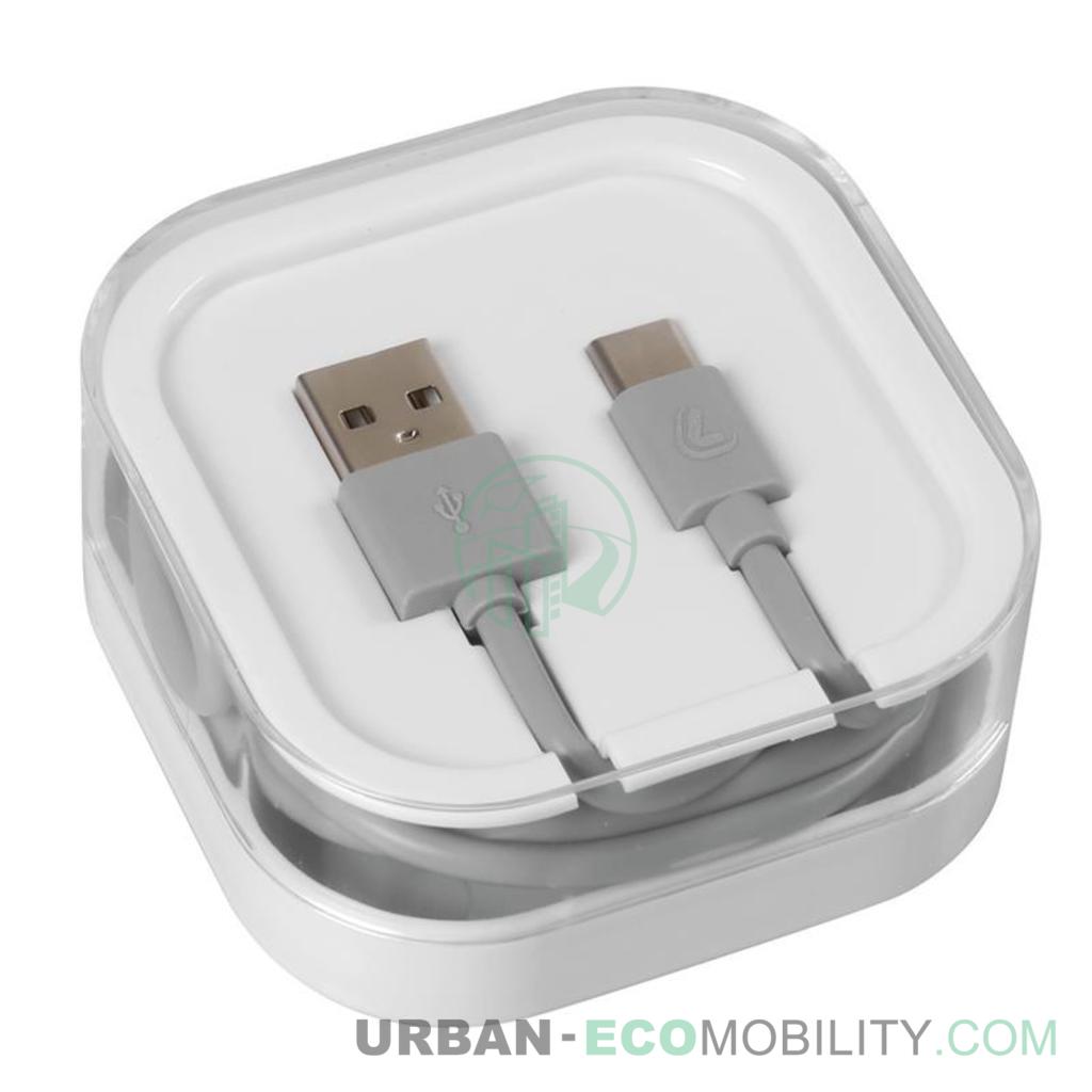 Linea Essentials, Câble USB &gt; USB Type-C - 200 cm - Gris