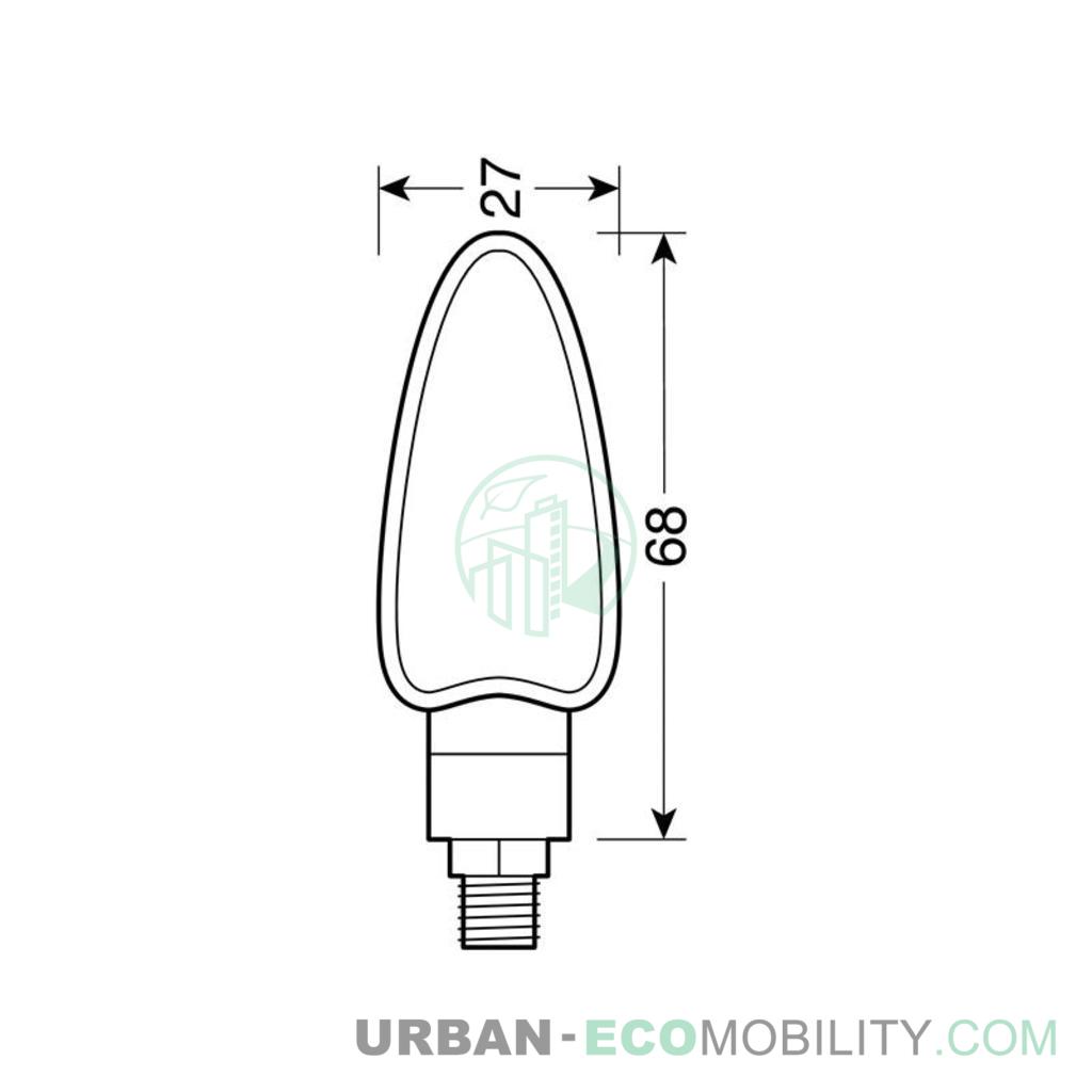 Arrow, clignotants - 21 W - Noir