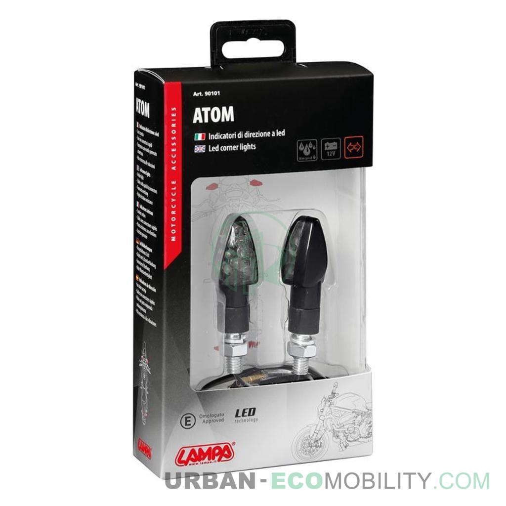 Atom, clignotants - 12V LED - Noir