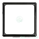 Cadre plaque d’immatriculation moto en acier - Noir