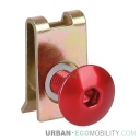 Clip Fit-Kits, kit clips de fixation pour carénage (5 MA) - 10 pcs - Rouge