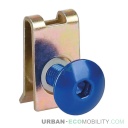 Clip Fit-Kits, kit clips de fixation pour carénage (5 MA) - 10 pcs - Bleu