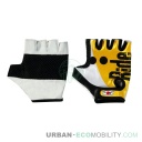 Biker-Pro, gants en cuir et lycra - M