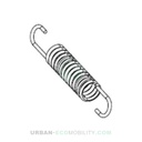 Side stand outer spring 2 x 137 - SILENCE