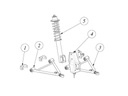 Right lower suspension arm - TAZZARI