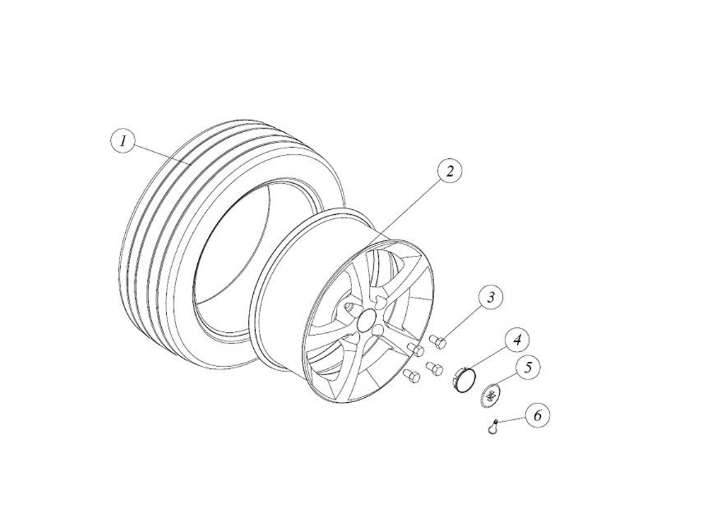 Wheel plug  with ZZ logo - TAZZARI