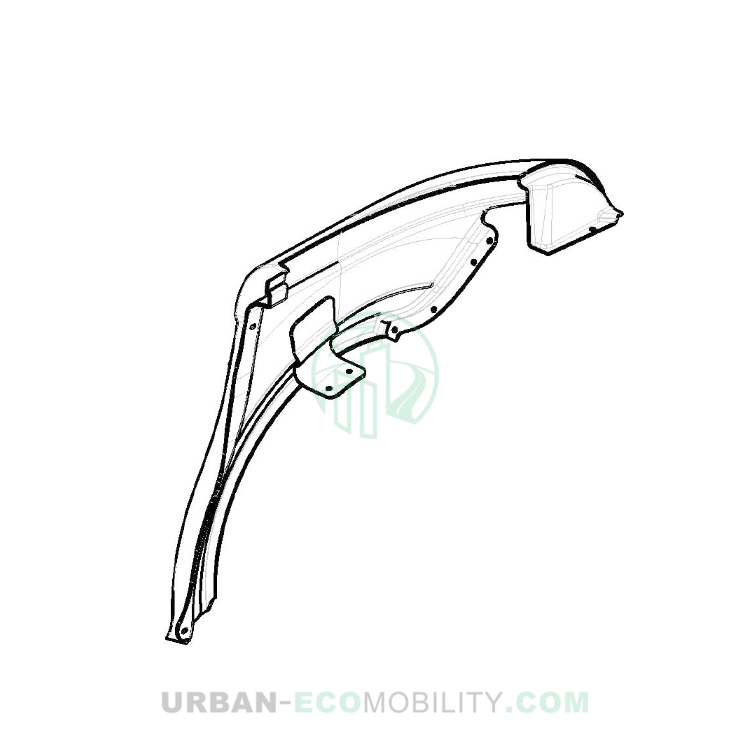Left rear fender - TAZZARI
